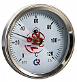 Термометр биметаллический накладной 1/2" VALTEC БТ-30, 0-120*