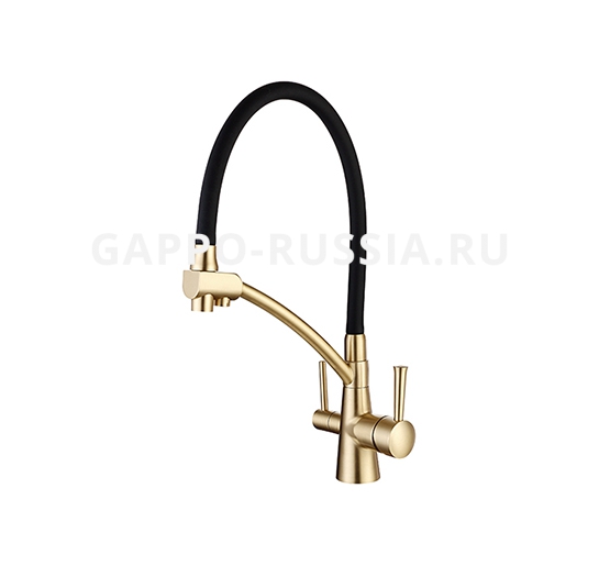 Gappo Смеситель д/кухни 35мм  G4398 -1 (бронза)