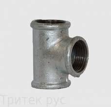 Тройник 50 оцинк.Россия