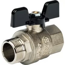 Кран шаровый 3/4 ВН бабочка STOUT SVB-0004-000020