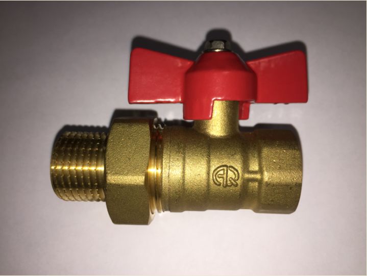 Кран шаровый 3/4 американка латун. AQuamaster